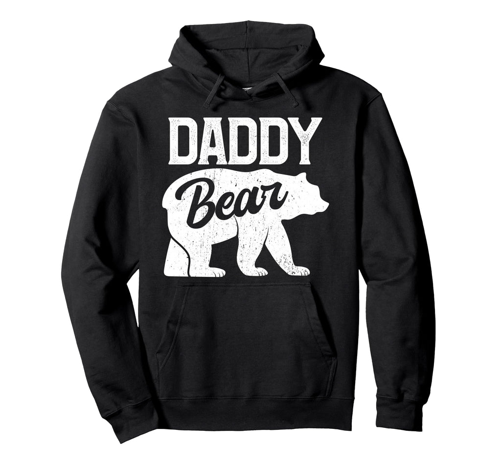Daddy Bear Funny Dad Papa Fathers Day Hoodie - Casual Everyday Wear Unisex - T-Shirt, Sweatshirt, Hoodie
