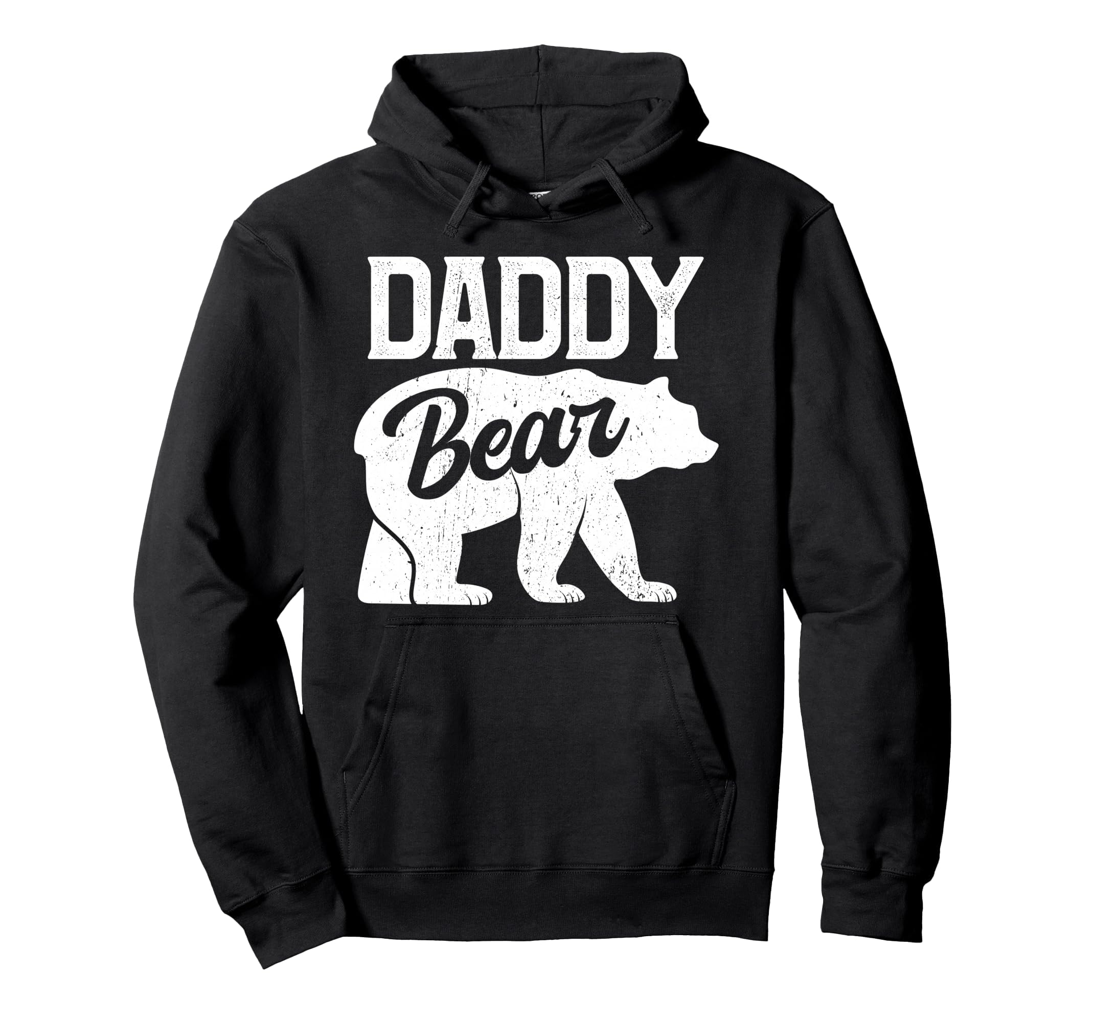 Daddy Bear Funny Dad Papa Fathers Day Hoodie - Casual Everyday Wear Unisex - T-Shirt, Sweatshirt, Hoodie