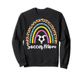 Soccer Mom Boho Rainbow Funny Soccer Sweatshirt - Unique Graphic Men Women - T-Shirt, Sweatshirt, Hoodie