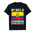 My Wife Is Ecuadorian Nothing Scares T-Shirt - Unique Graphic for Adults - T-Shirt, Sweatshirt, Hoodie