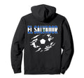 El Salvador Soccer Fans Proud Salvadorean Hoodie - Custom Art Print Unisex - T-Shirt, Sweatshirt, Hoodie