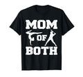 Mom Both Funny Baseball Gymnastics T-Shirt - Custom Art Print for Adults - T-Shirt, Sweatshirt, Hoodie