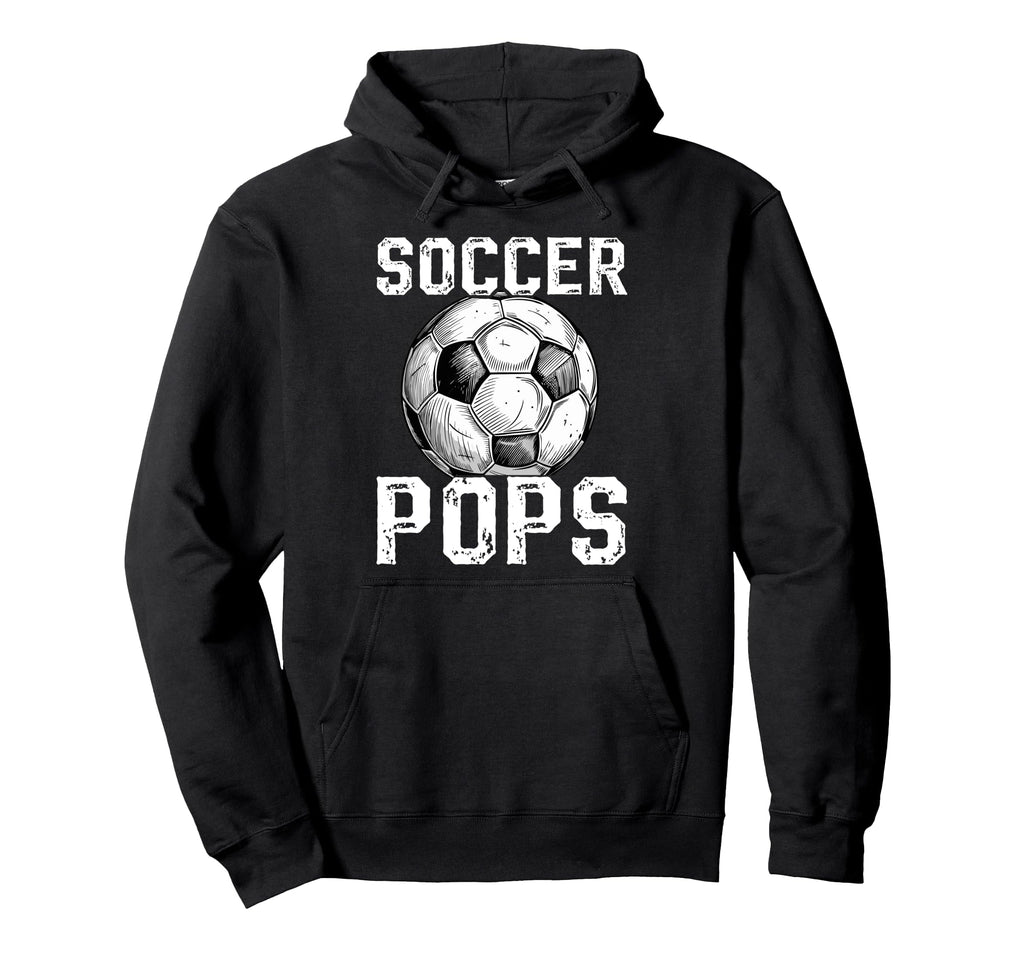 Soccer Pops Grandpa Pops Soccer Hoodie - Minimalist Print for Adults - T-Shirt, Sweatshirt, Hoodie