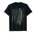 Usa Camouflage Proud Soccer Dad Silhouette T-Shirt - Graphic Print Unisex - T-Shirt, Sweatshirt, Hoodie
