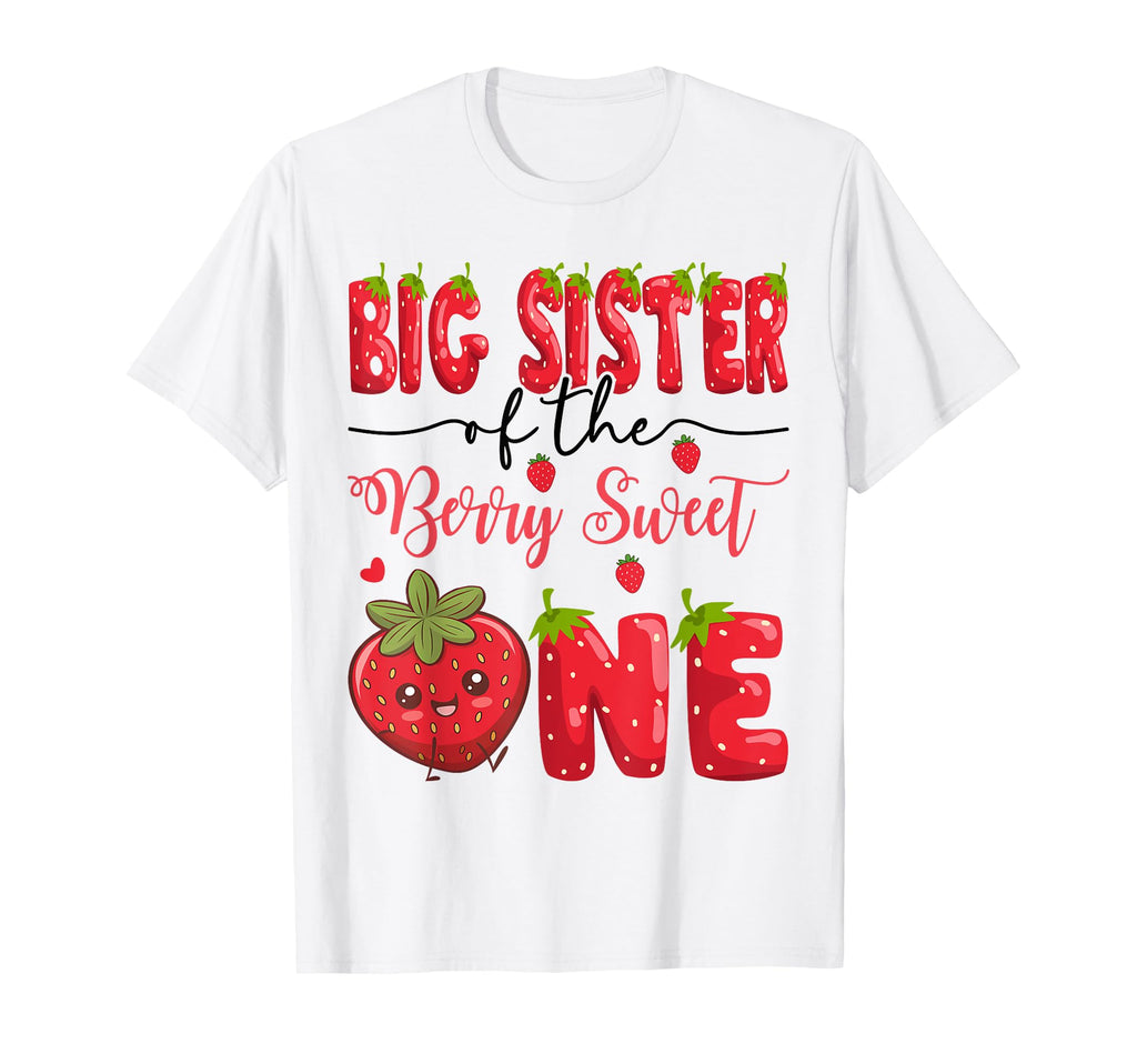 Big Sister Berry Sweet One T-Shirt - Minimalist Print for Adults - T-Shirt, Sweatshirt, Hoodie