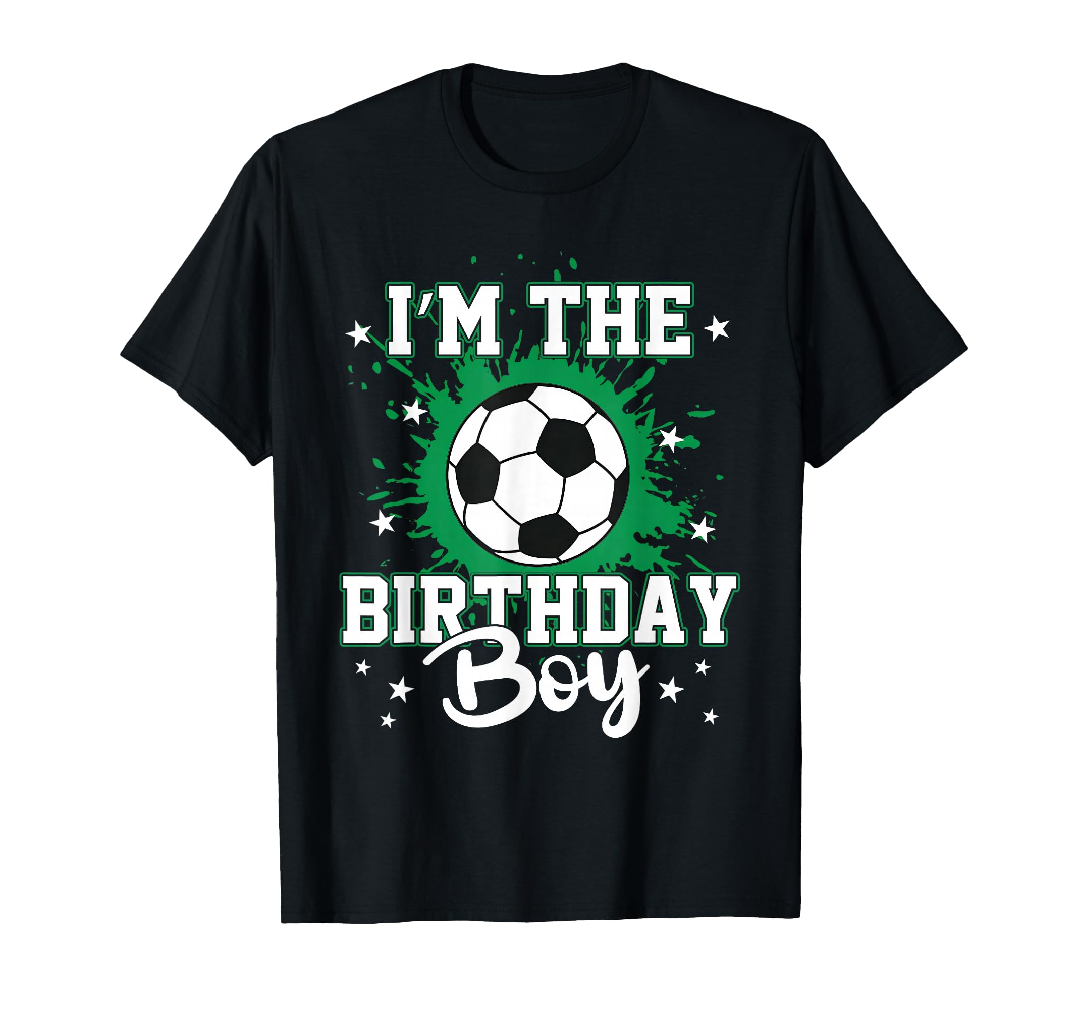 Soccer Ball Sports Birthday Party Im T-Shirt - Graphic Print Unisex - T-Shirt, Sweatshirt, Hoodie