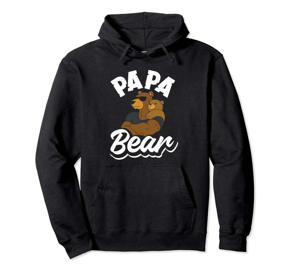 Papa Bear Fathers Day Family Matching Hoodie - Streetwear Style Men Women - T-Shirt, Sweatshirt, Hoodie