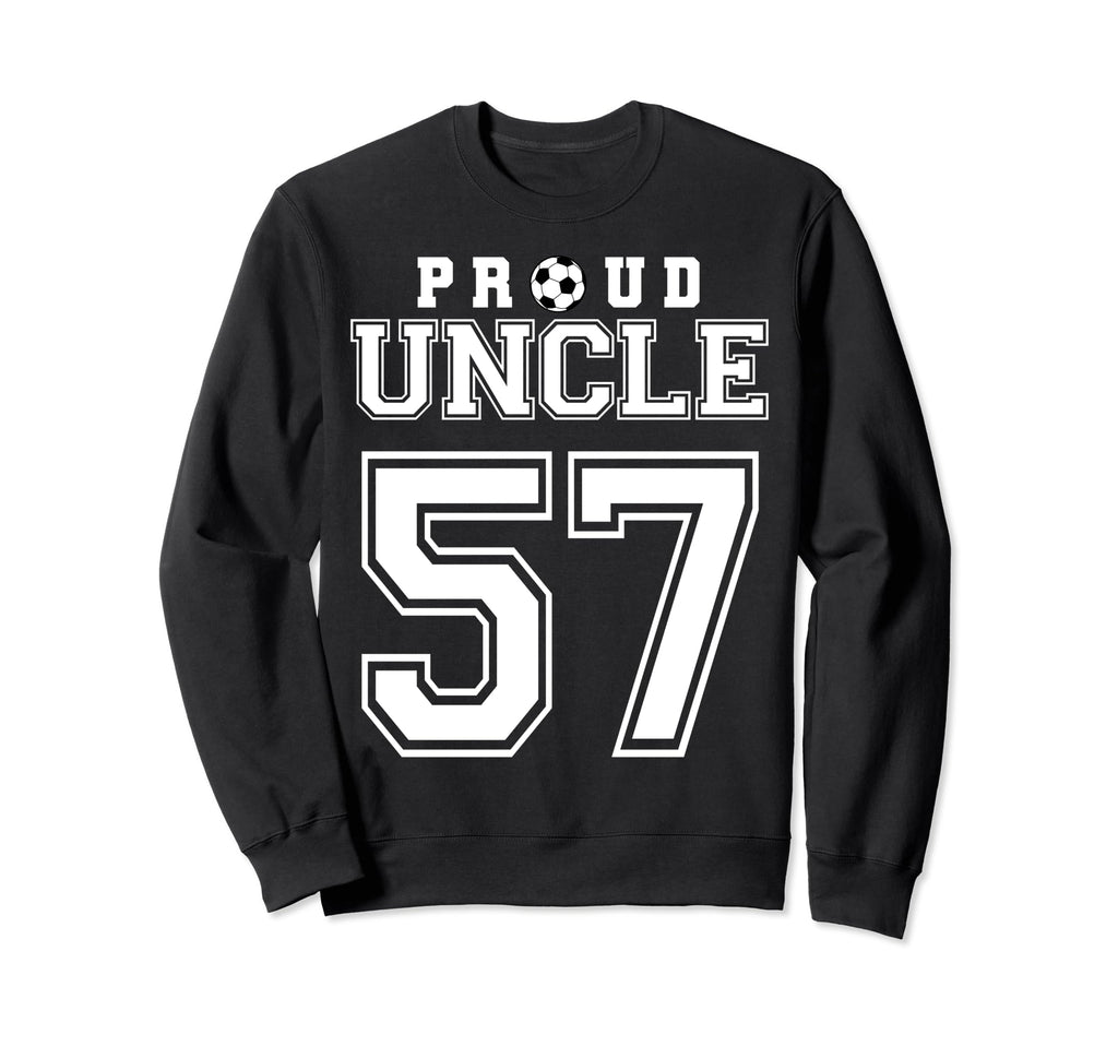 Number 57 Custom Proud Soccer Futbol Sweatshirt - Minimalist Print Unisex - T-Shirt, Sweatshirt, Hoodie