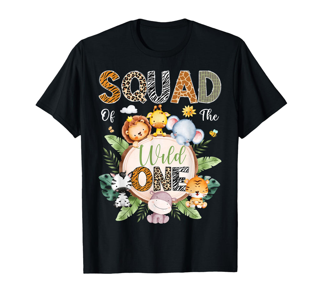 Squad Wild One 1St Birthday T-Shirt - Casual Everyday Wear Men Women - T-Shirt, Sweatshirt, Hoodie