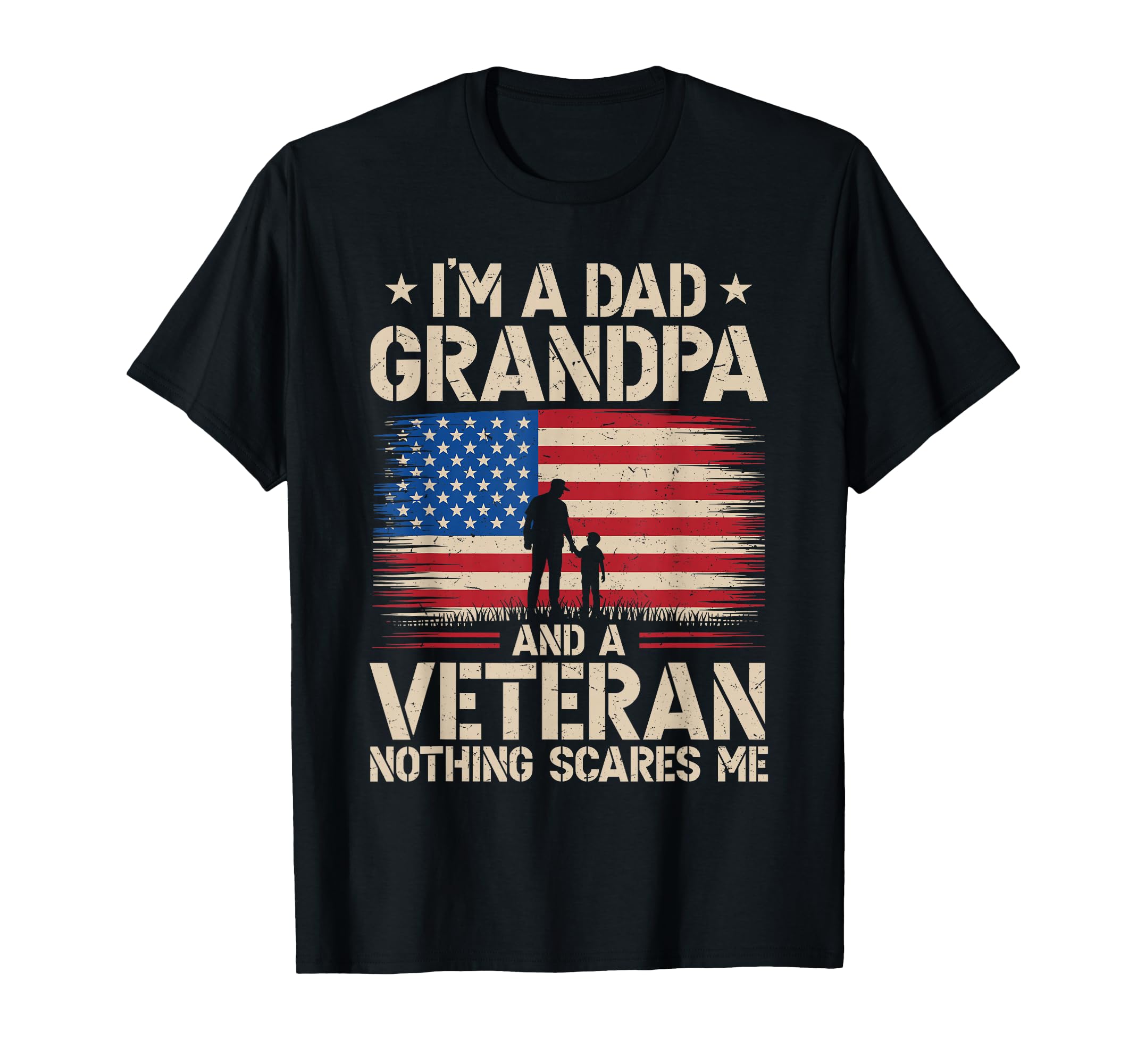 Im Dad Grandpa And Veteran Fathers Day T-Shirt - Aesthetic Graphic Unisex - T-Shirt, Sweatshirt, Hoodie