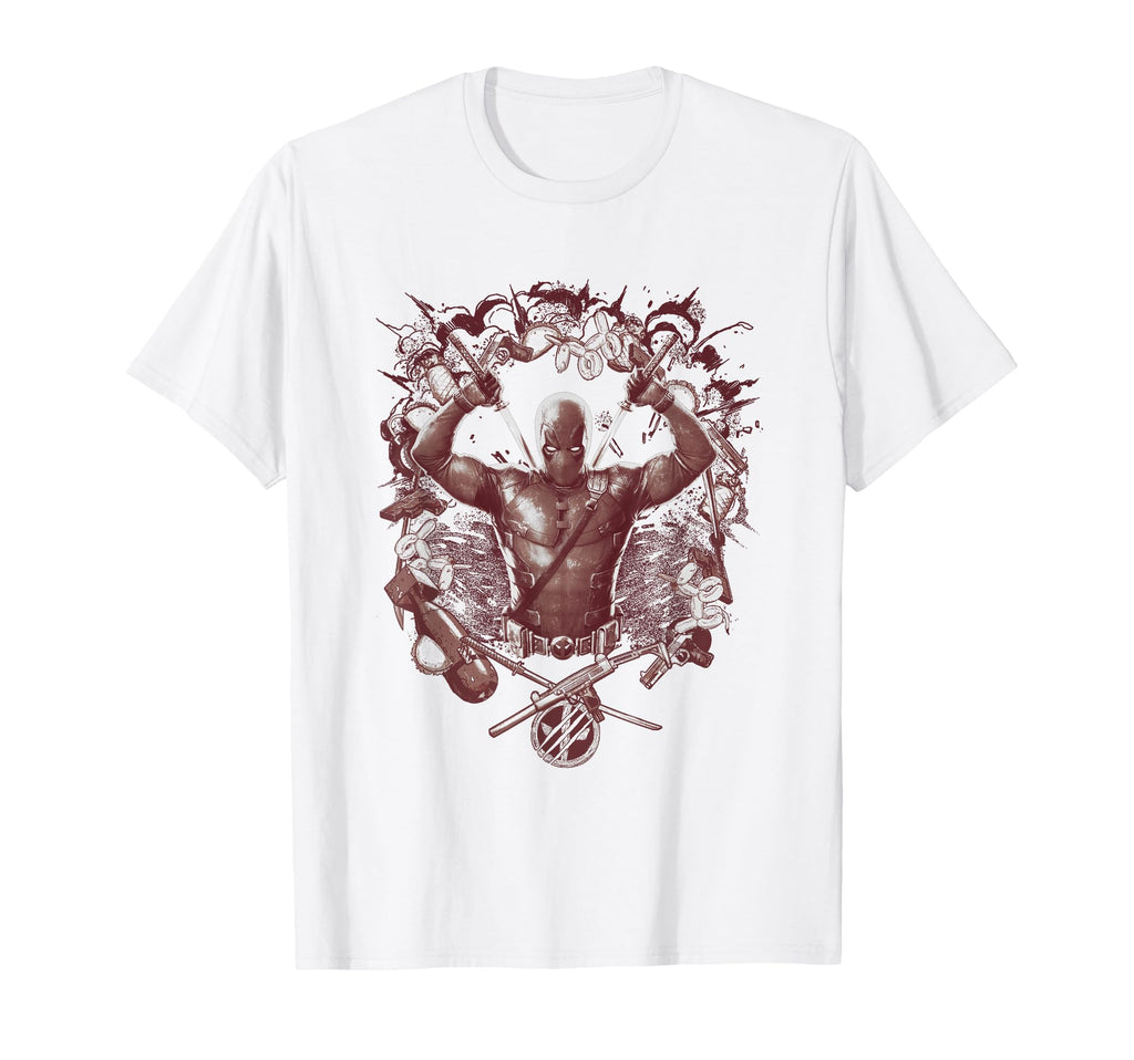 Marvel Deadpool Wolverine Faded T-Shirt - Casual Everyday Wear Men Women - T-Shirt, Sweatshirt, Hoodie
