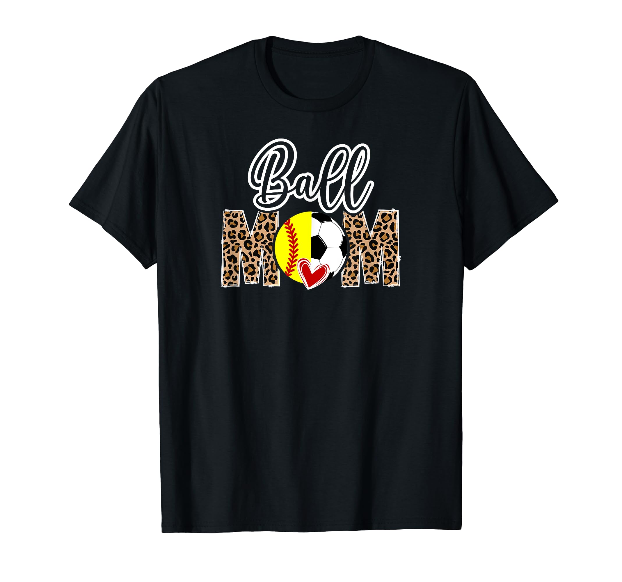 Ball Mom Soccer Softball Mom Softball T-Shirt - Aesthetic Graphic Unisex - T-Shirt, Sweatshirt, Hoodie
