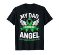 My Dad Is Now My Angel Liver Cancer T-Shirt - Novelty Apparel for Adults - T-Shirt, Sweatshirt, Hoodie