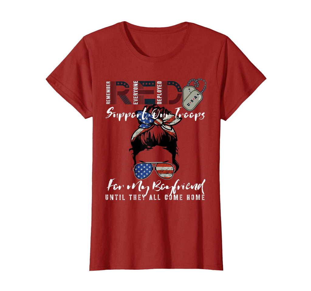 Friday We Wear Red Friday Military T-Shirt - Streetwear Style for Adults - T-Shirt, Sweatshirt, Hoodie