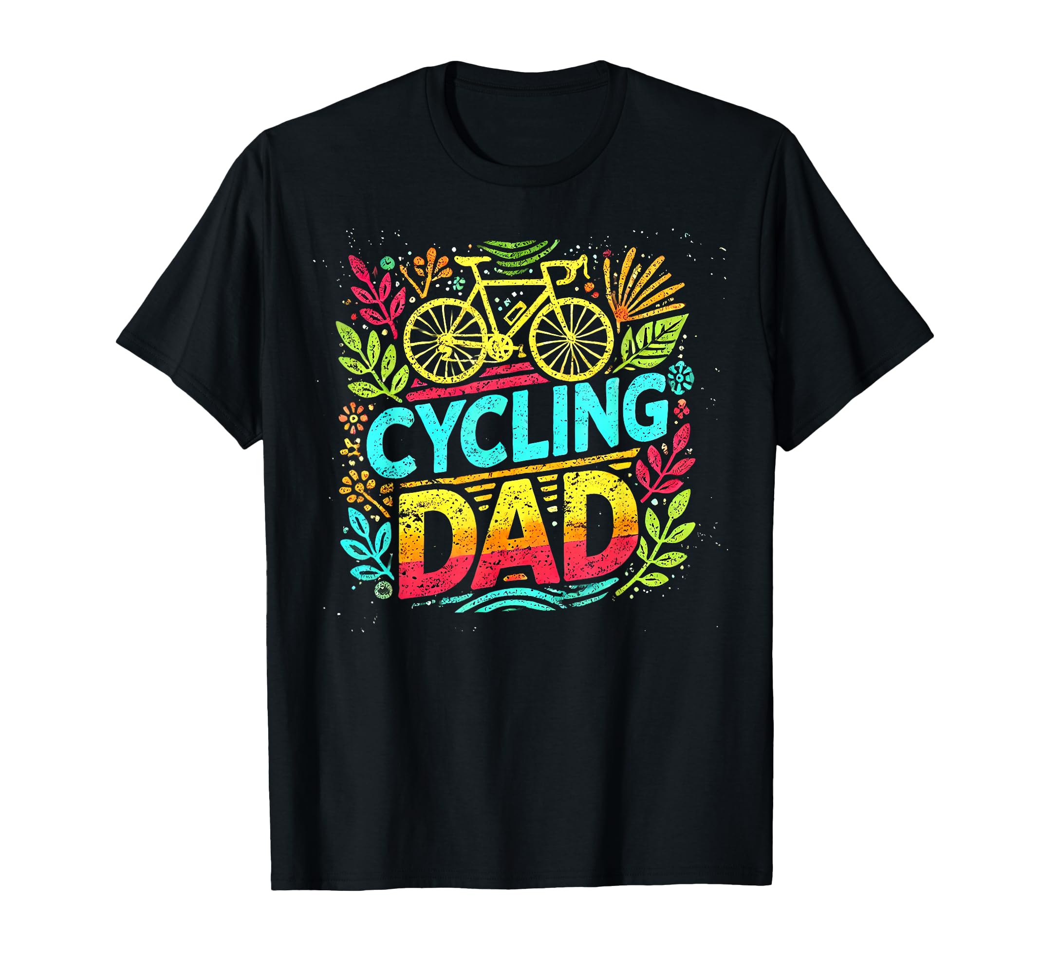 Cycling Dad Father Loves Riding Bicycle T-Shirt - Aesthetic Graphic Unisex - T-Shirt, Sweatshirt, Hoodie