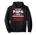 Steepfather Bonus Papa Bonus Father Step Hoodie - Graphic Print Men Women - T-Shirt, Sweatshirt, Hoodie