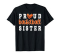 Proud Basketball Sister Sister T-Shirt - Minimalist Print Unisex - T-Shirt, Sweatshirt, Hoodie