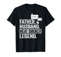 Father Husband Meat Smoker Legend T-Shirt - Custom Art Print for Adults - T-Shirt, Sweatshirt, Hoodie