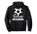 Soccer Grandpa Heart Funny Soccer Hoodie - Novelty Apparel for Adults - T-Shirt, Sweatshirt, Hoodie