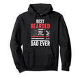 Best Bearded Dad Ever Fireman Hoodie - Novelty Apparel Men Women - T-Shirt, Sweatshirt, Hoodie