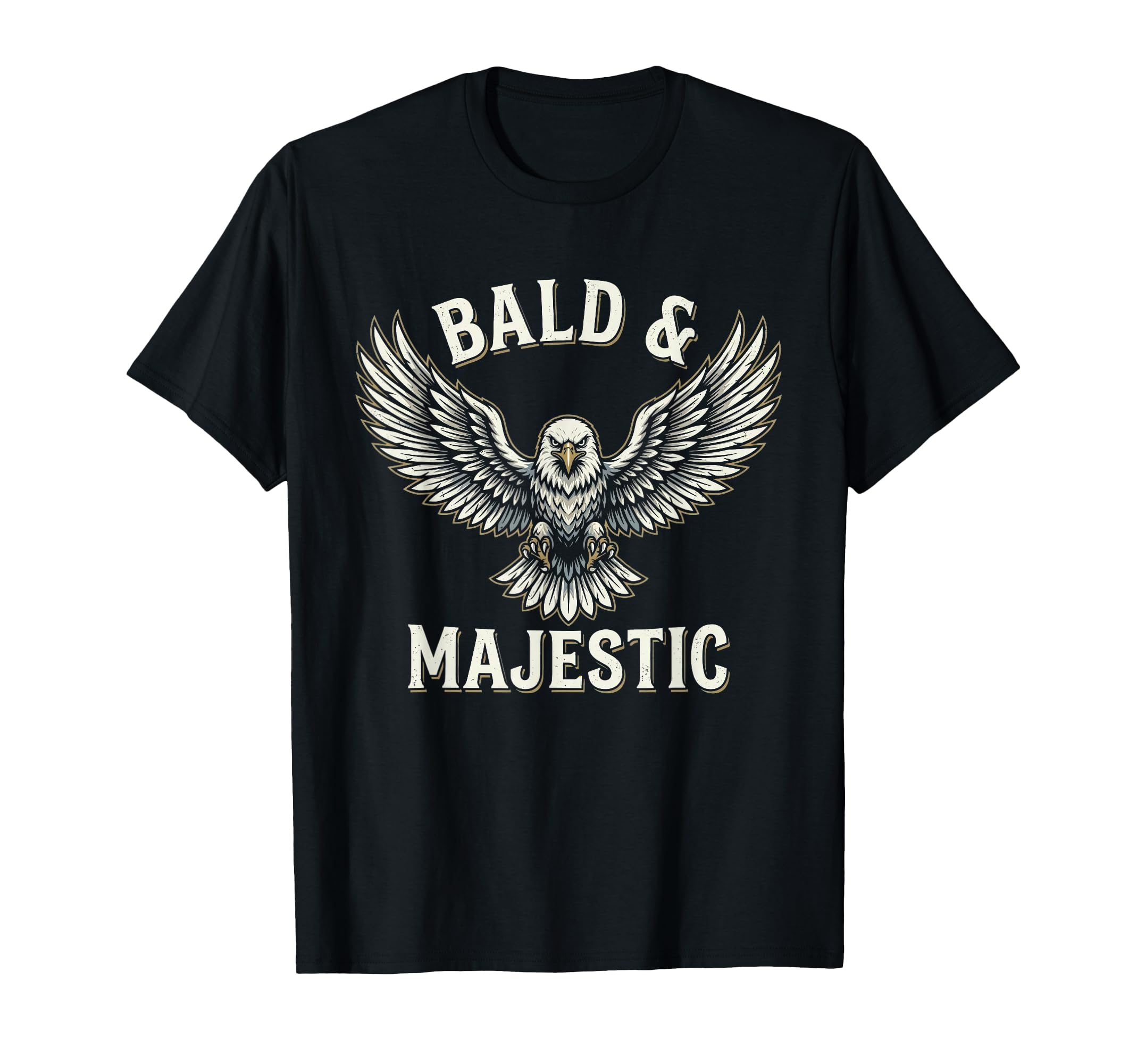 Bald Majestic Sexy Bald Guy Funny Dad T-Shirt - Custom Art Print Unisex - T-Shirt, Sweatshirt, Hoodie