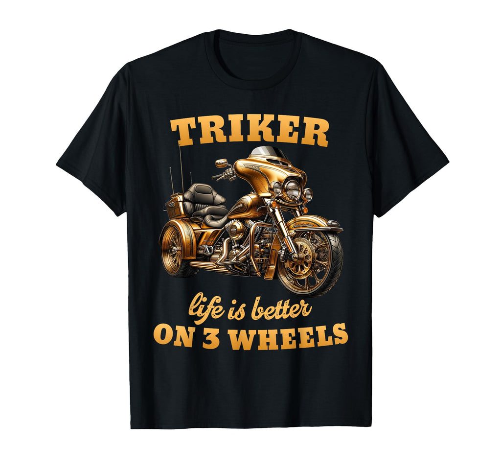 Trike Life Motorcycle Trike Grandpa T-Shirt - Minimalist Print for Adults - T-Shirt, Sweatshirt, Hoodie