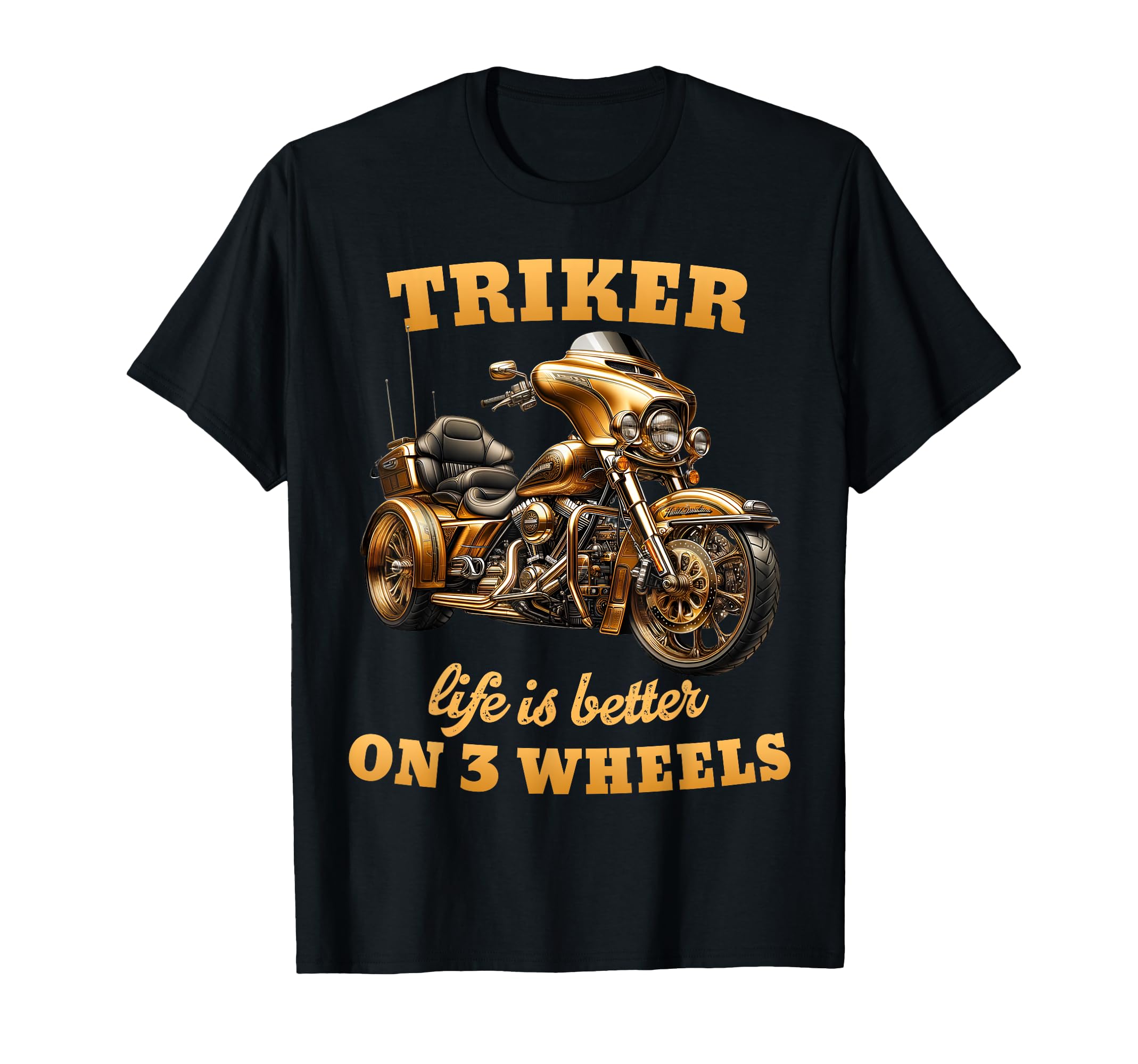 Trike Life Motorcycle Trike Grandpa T-Shirt - Minimalist Print for Adults - T-Shirt, Sweatshirt, Hoodie