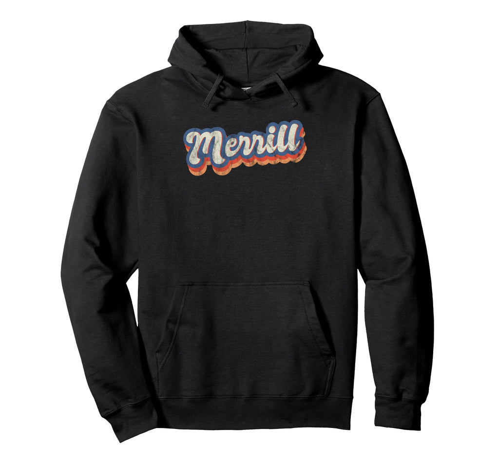 Merrill Personalized Name Custom Hoodie - Graphic Print Men Women - T-Shirt, Sweatshirt, Hoodie