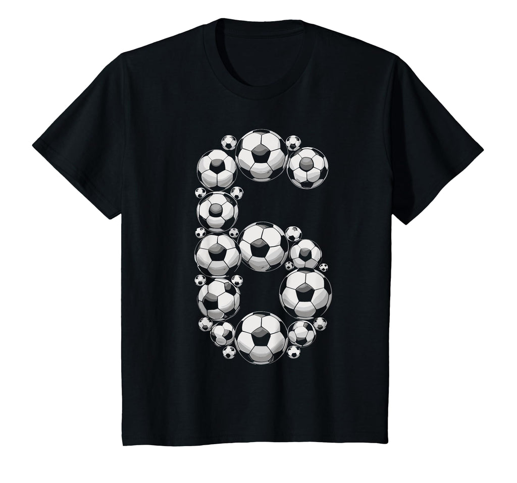 6 Year Old Soccer Birthday Funny 6Th T-Shirt - Unique Graphic Men Women - T-Shirt, Sweatshirt, Hoodie