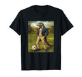 Funny Iguana Playing Soccer Weird T-Shirt - Custom Art Print for Adults - T-Shirt, Sweatshirt, Hoodie