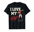 I Love My Baseball Gift Mom Dad Bzr T-Shirt - Custom Art Print Men Women - T-Shirt, Sweatshirt, Hoodie