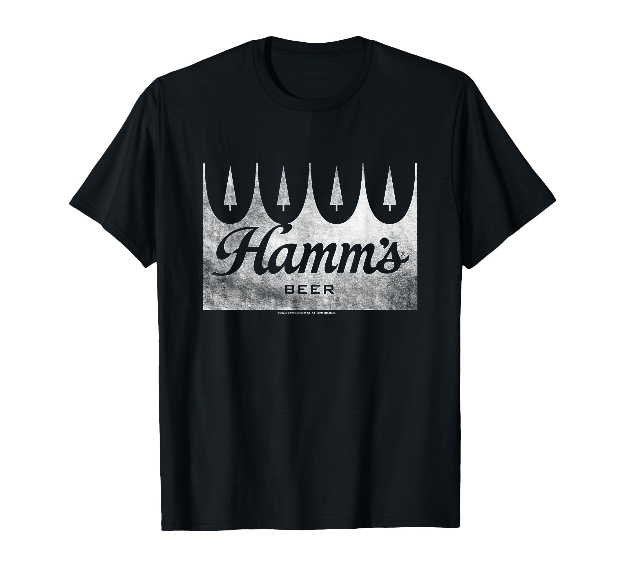 Hamms Distressed Wood Sign Beer Badge T-Shirt - Fun Novelty Design Unisex - T-Shirt, Sweatshirt, Hoodie
