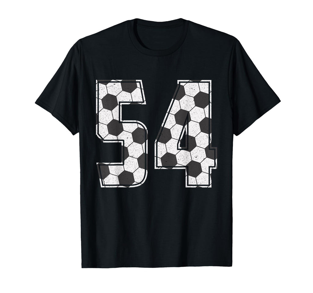 Soccer Player Number 54 Fifty Four T-Shirt - Minimalist Print Unisex - T-Shirt, Sweatshirt, Hoodie