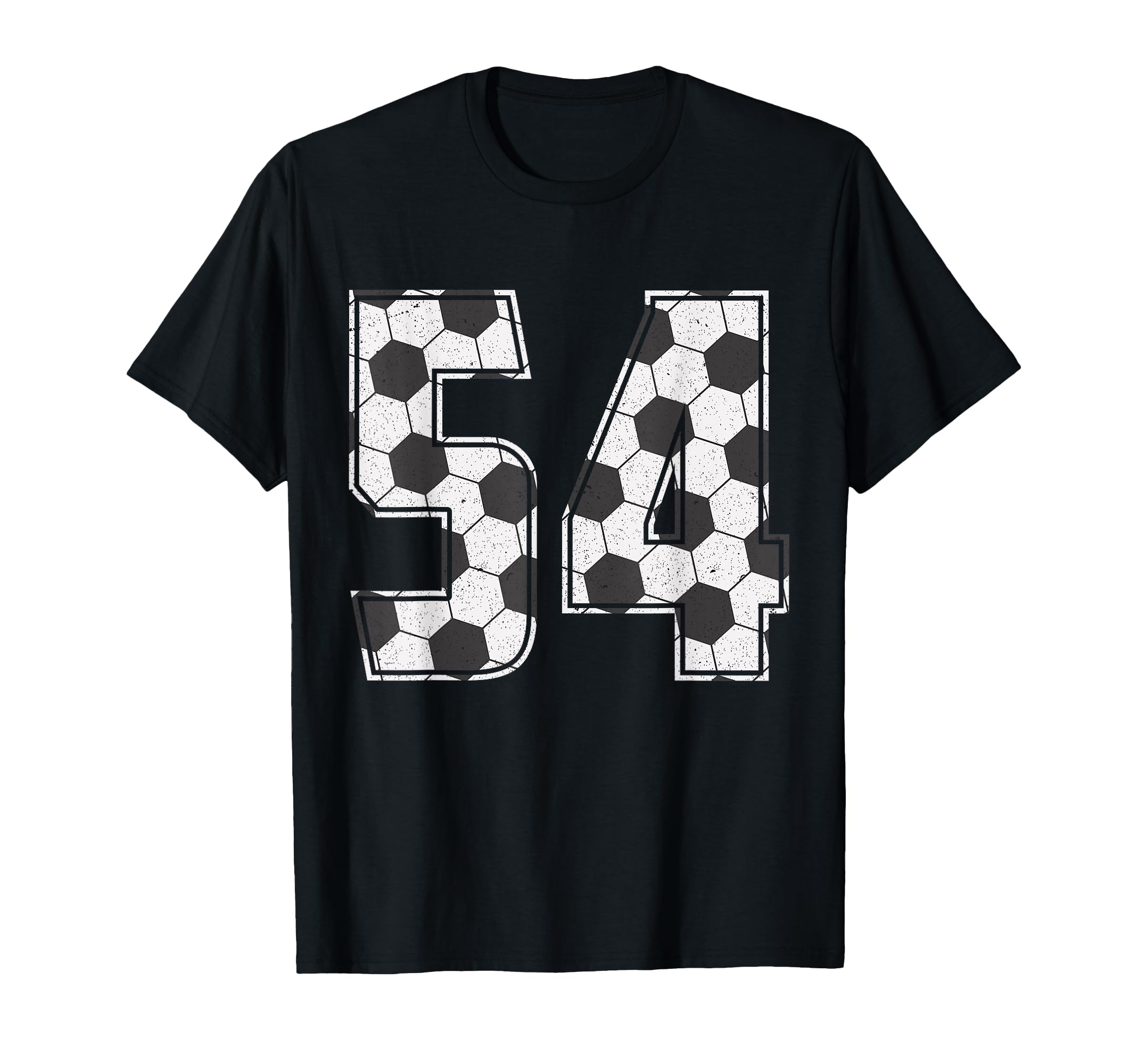 Soccer Player Number 54 Fifty Four T-Shirt - Minimalist Print Unisex - T-Shirt, Sweatshirt, Hoodie