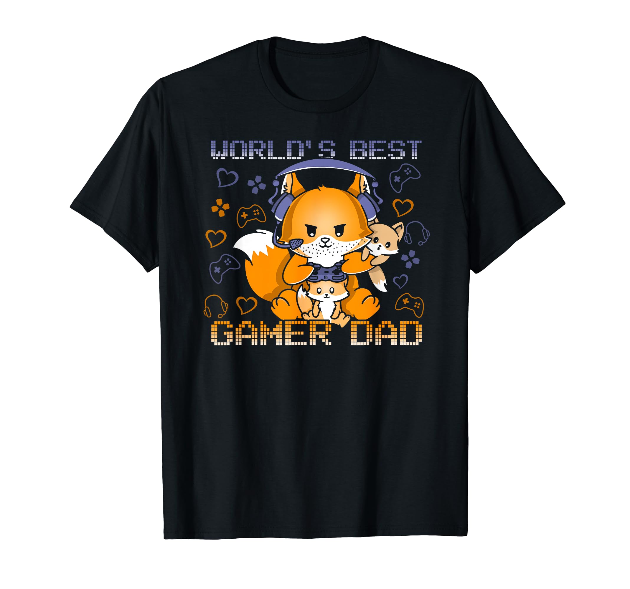 Worlds Best Gamer Dad Fathers Day T-Shirt - Casual Everyday Wear for Adults - T-Shirt, Sweatshirt, Hoodie