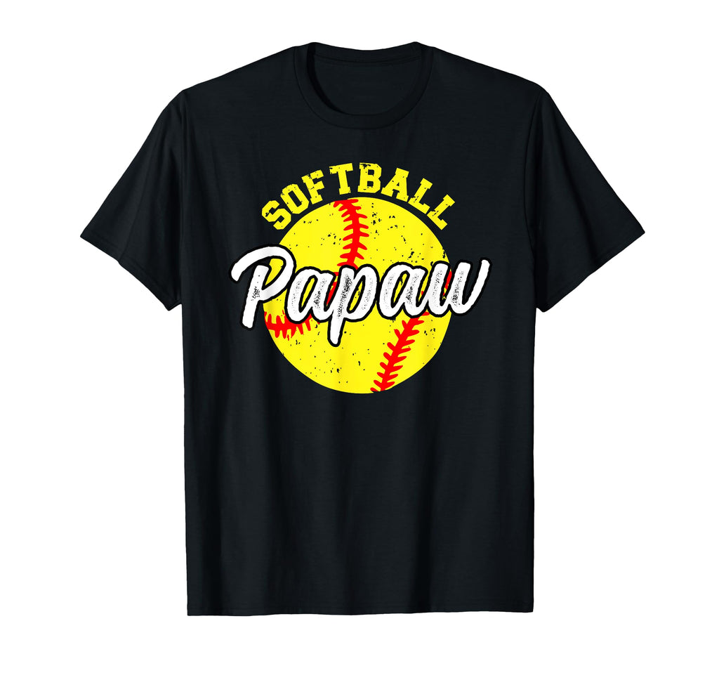 Softball Papaw Grandpa Papaw T-Shirt - Streetwear Style for Adults - T-Shirt, Sweatshirt, Hoodie