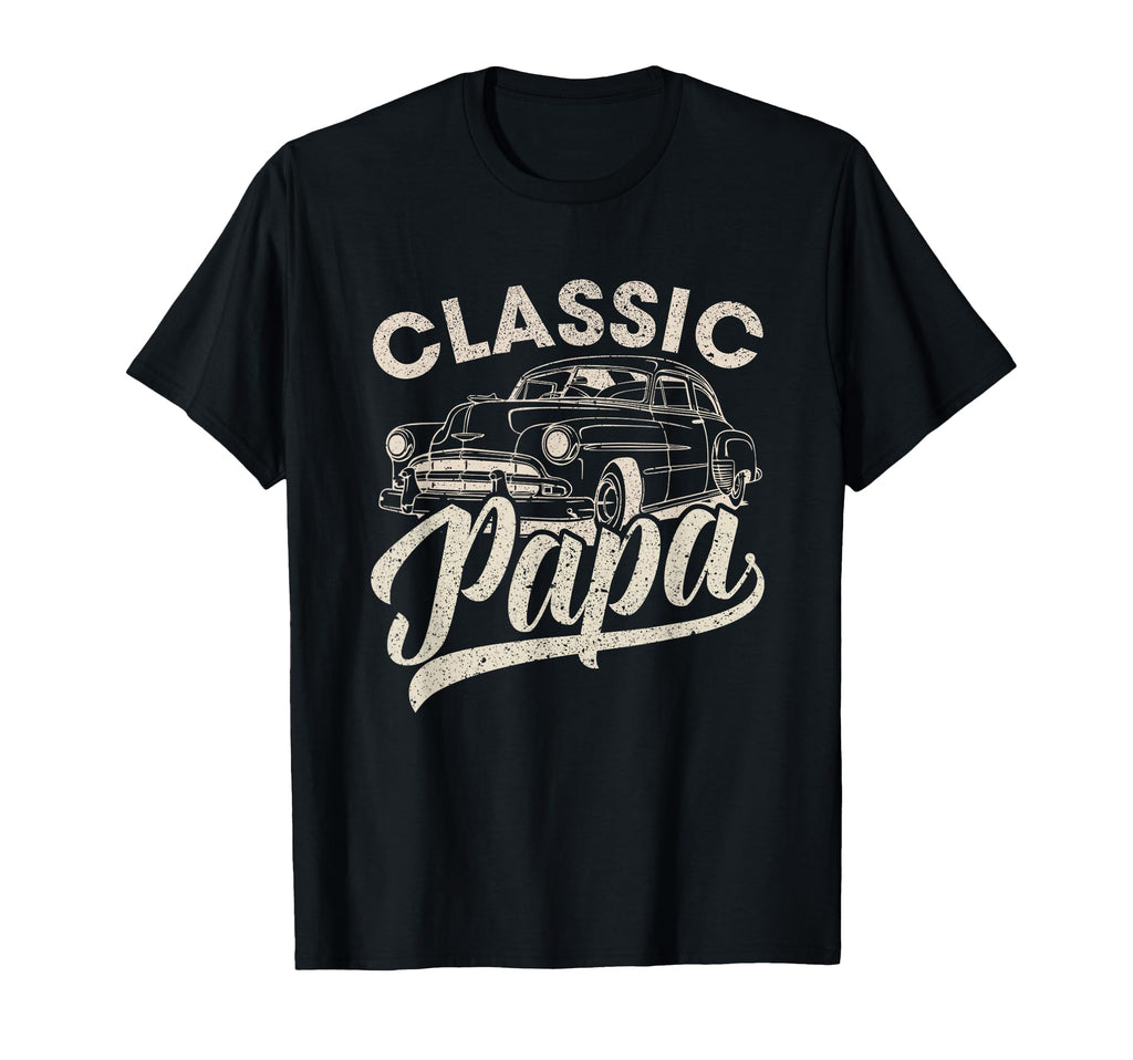 Papa Funny Car Lover Dad Papa Grandpa T-Shirt - Custom Art Print for Adults - T-Shirt, Sweatshirt, Hoodie