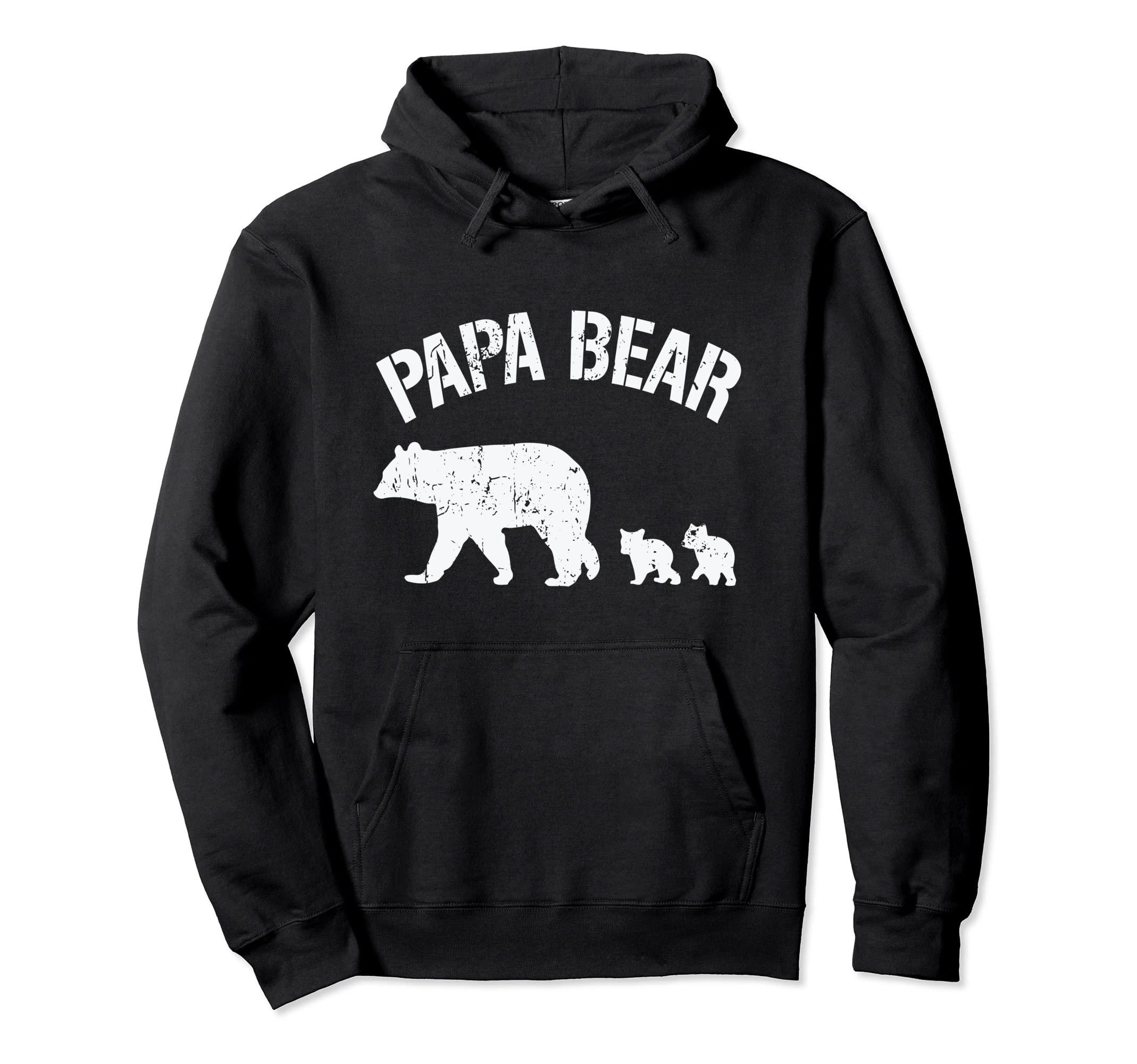 Fathers Day Papa Bear Proud Dad Hoodie - Aesthetic Graphic Men Women - T-Shirt, Sweatshirt, Hoodie
