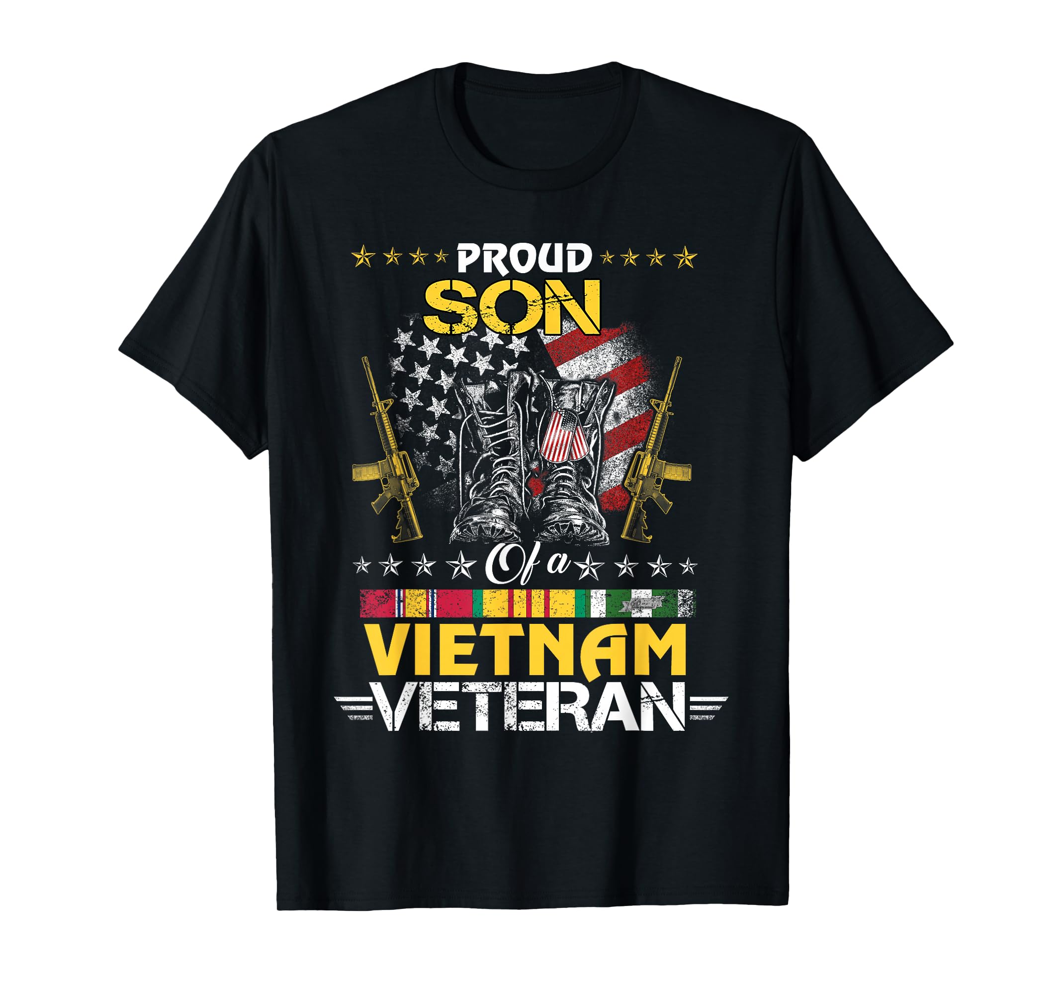 Proud Son Vietnam Veteran My Mom Dad Is T-Shirt - Unique Graphic Unisex - T-Shirt, Sweatshirt, Hoodie