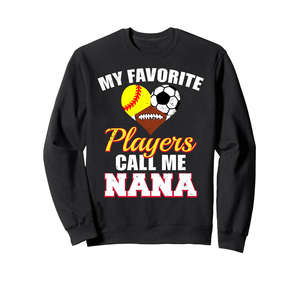My Favorite Players Softball Soccer Sweatshirt - Minimalist Print Unisex - T-Shirt, Sweatshirt, Hoodie