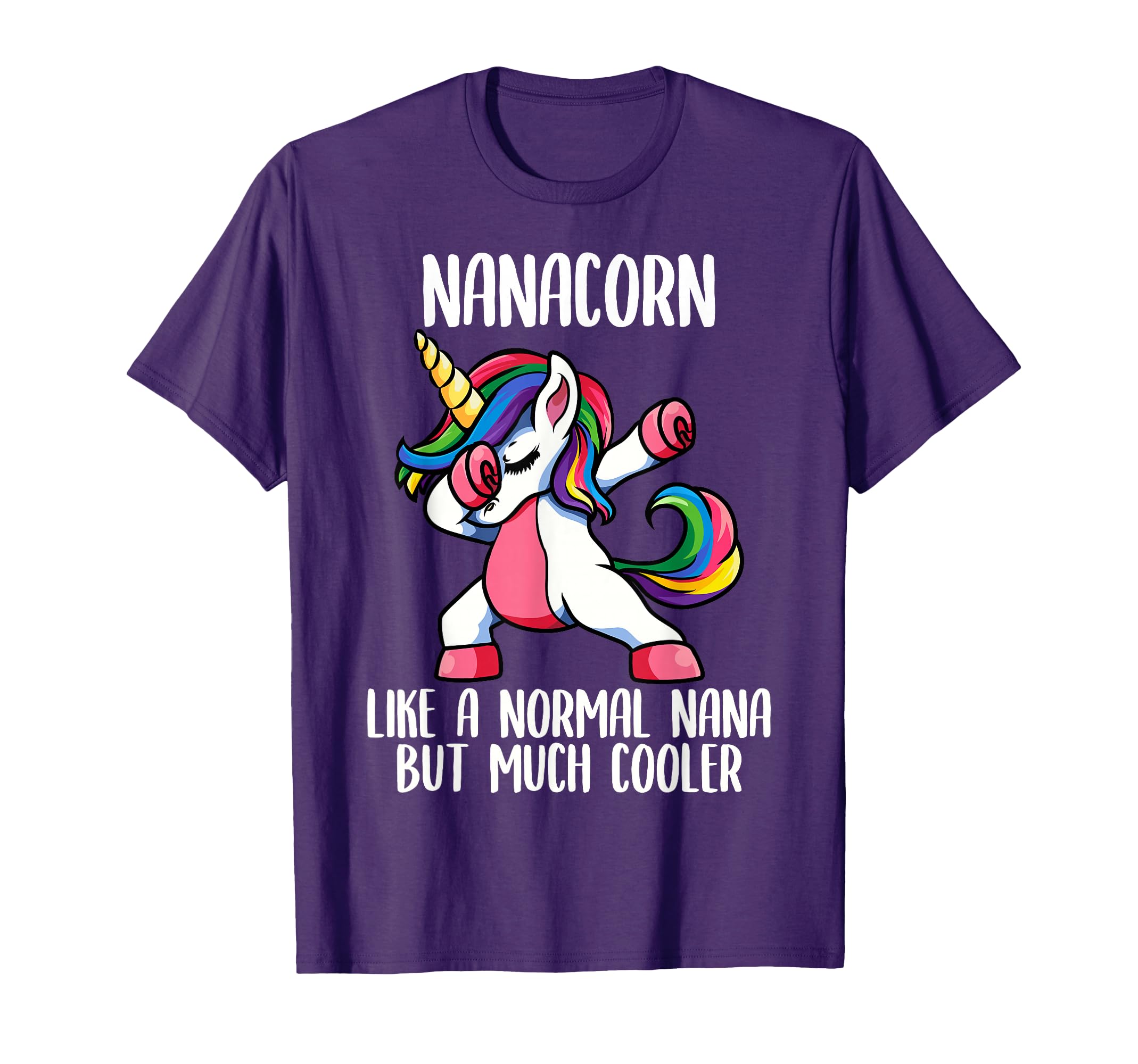 Unicorn Nana Birthday Party Nanacorn T-Shirt - Custom Art Print Unisex - T-Shirt, Sweatshirt, Hoodie