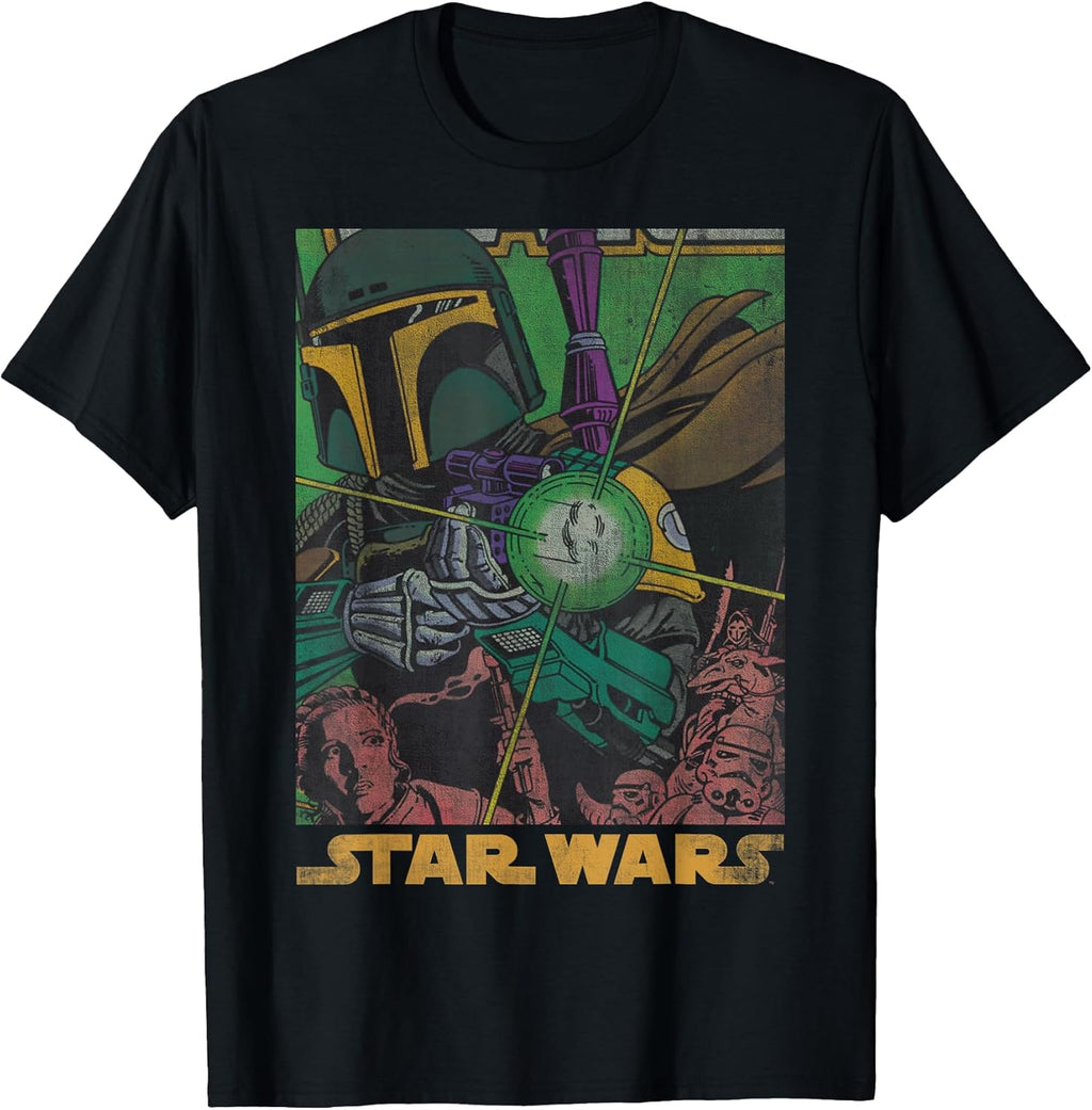 Boba Fett Vintage Comic Book - Adult & Kids T-Shirts, Sweatshirts & Hoodies apparel design preview 1