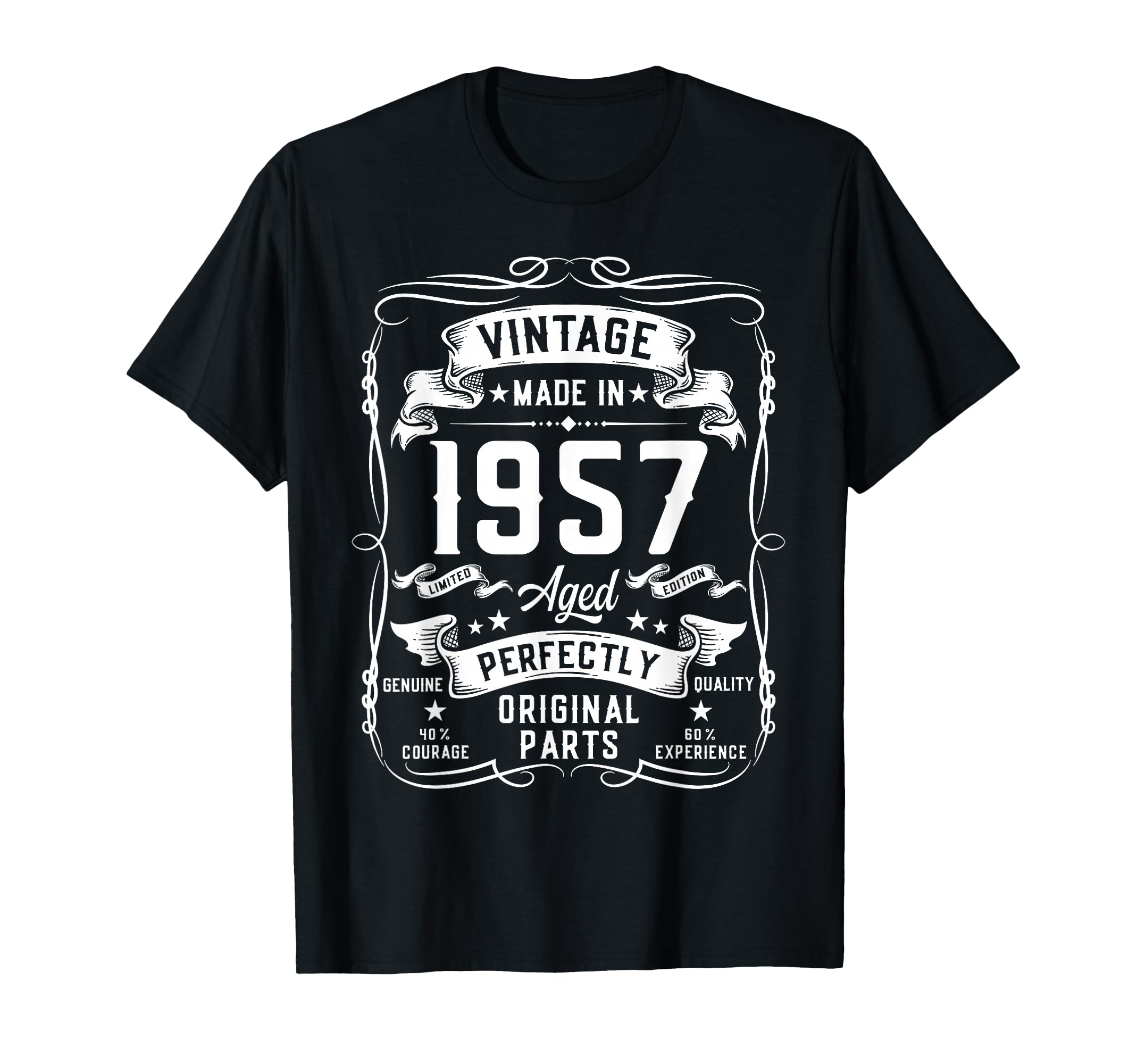 1957 69Yr 69Th Birthday Gifts 69 T-Shirt - Custom Art Print for Adults - T-Shirt, Sweatshirt, Hoodie