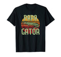 Papa Gator Alligators Father Gator Dad T-Shirt - Custom Art Print Men Women - T-Shirt, Sweatshirt, Hoodie