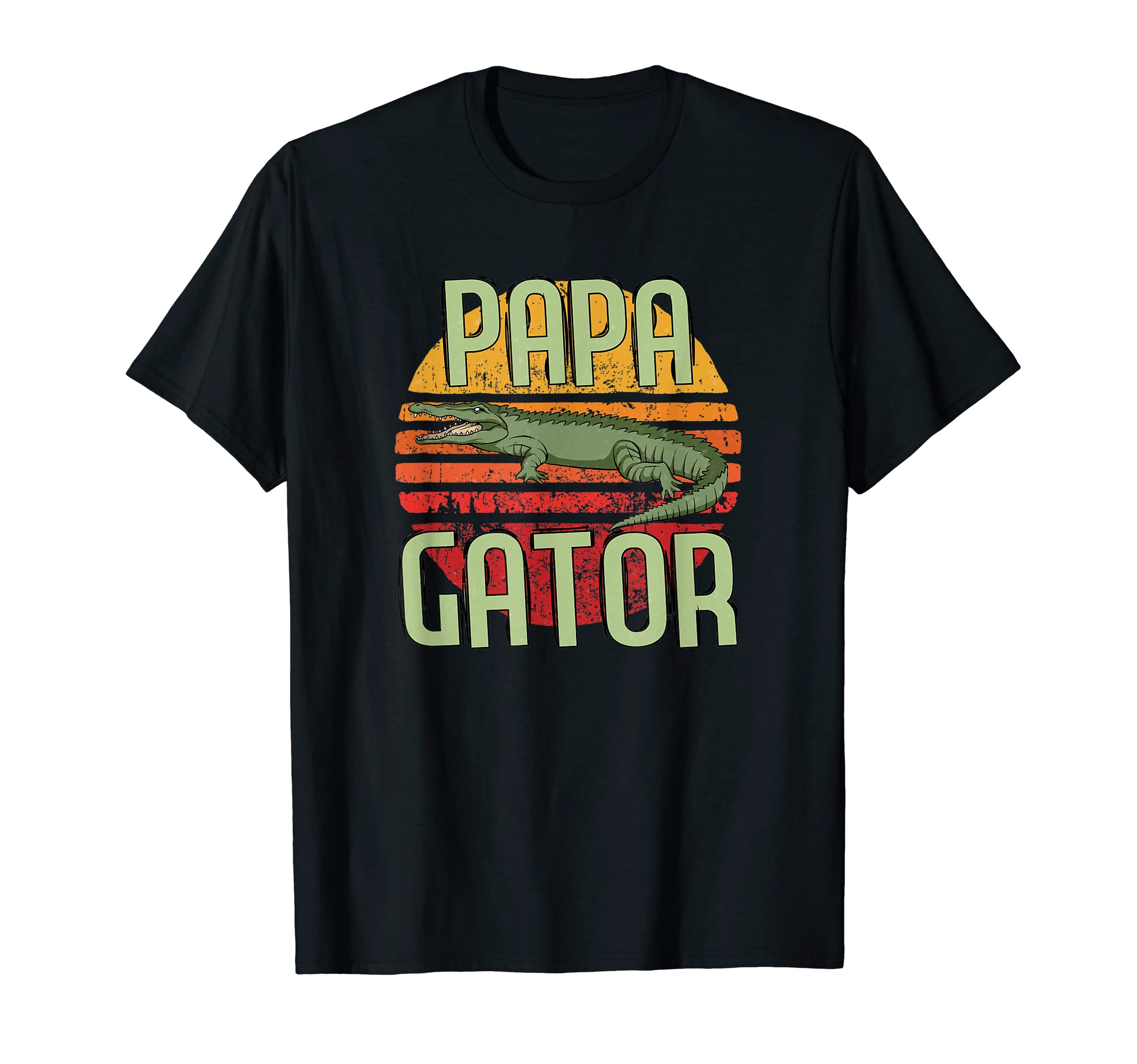 Papa Gator Alligators Father Gator Dad T-Shirt - Custom Art Print Men Women - T-Shirt, Sweatshirt, Hoodie