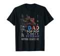 Dad Pop Pop And Veteran Nothing Scare T-Shirt - Graphic Print for Adults - T-Shirt, Sweatshirt, Hoodie