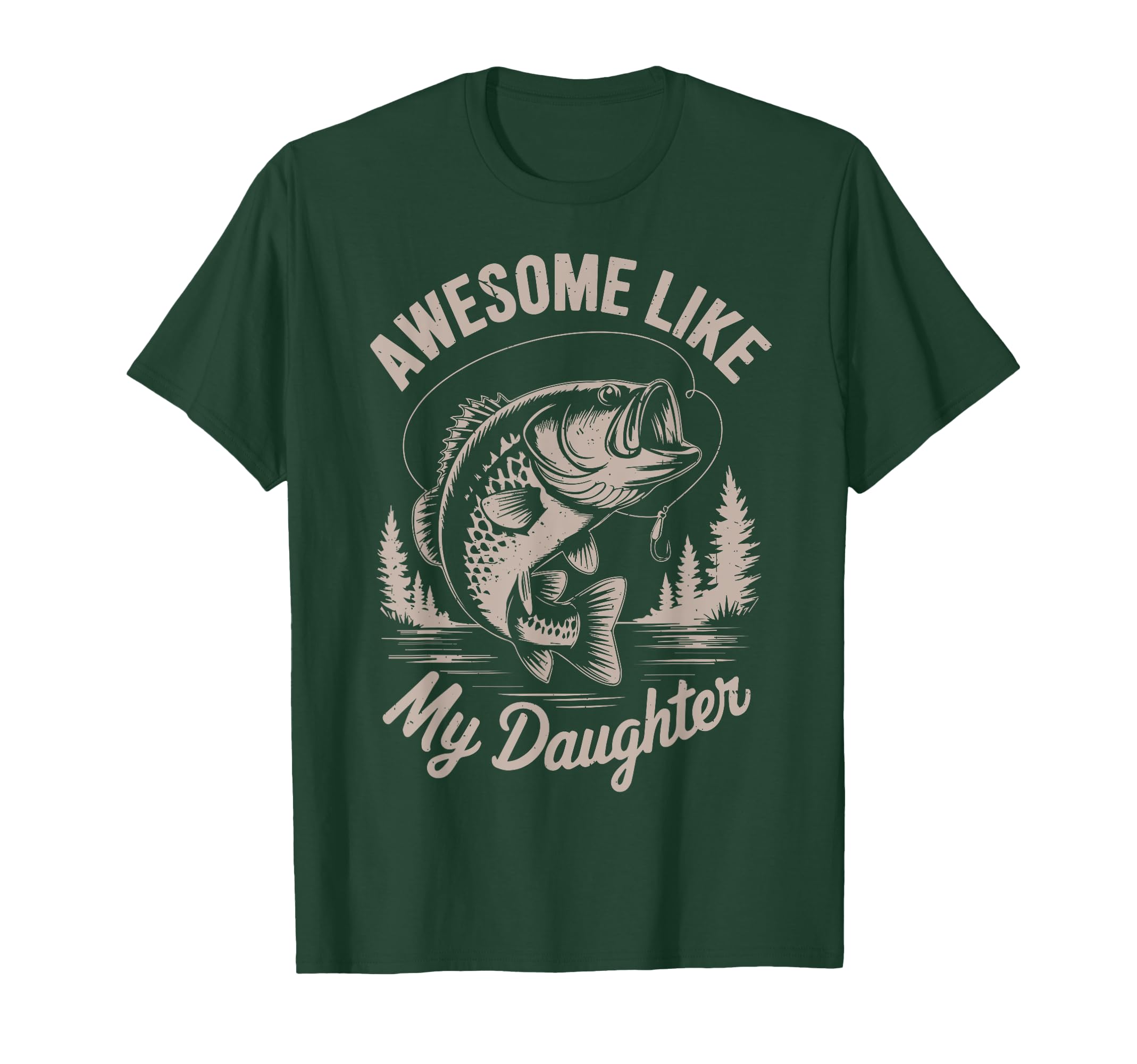 Funny Awesome Like Daughter Step Dad T-Shirt - Trendy Graphic Men Women - T-Shirt, Sweatshirt, Hoodie