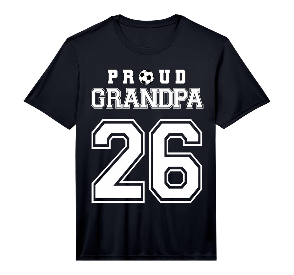 Number 26 Custom Proud Soccer Futbol T-Shirt - Novelty Apparel for Adults - T-Shirt, Sweatshirt, Hoodie