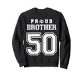 Number 50 Custom Proud Soccer Futbol Sweatshirt - Trendy Graphic Unisex - T-Shirt, Sweatshirt, Hoodie