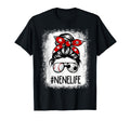 Bleached Nene Life Soccer Messy Bun T-Shirt - Trendy Graphic Unisex - T-Shirt, Sweatshirt, Hoodie
